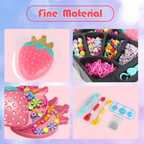 iKid Children'S Bracelet Making Kit Beaded Rope Diy Children'S Hand Knitting Beading Games Craft Rope Making Tools Children'S Game Activity Sets.Logistics Is Randomly Sent By Upsuspsfedex. - Image 3