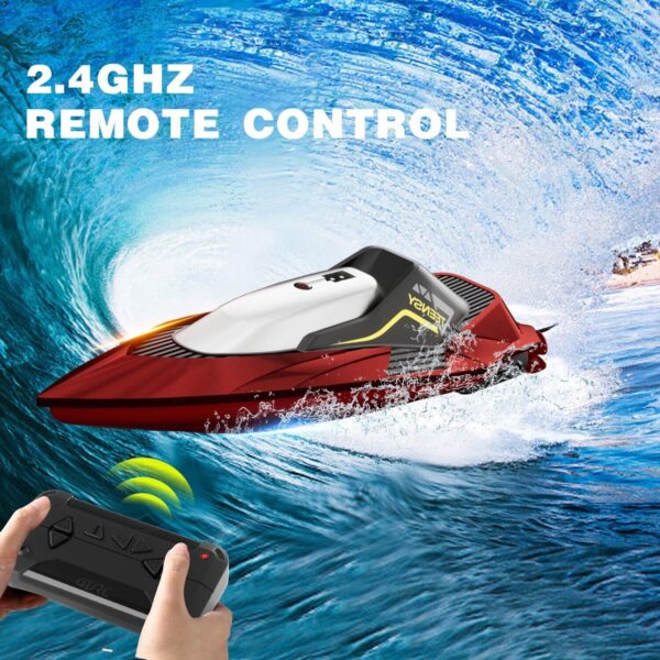 iKid 4Drc S5 Fast Rc Boat For Pools And Lakes 2.4 Ghz 20- Mph Racing Boats For Kids - Image 10