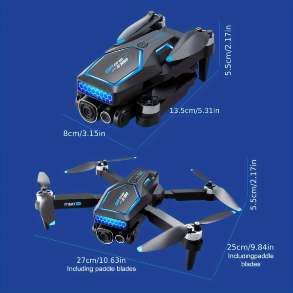 iKid S180 Max Brushless Racing Drone 4K Camera Hd Obstacle Avoidance Wifi Fpv Quadcopter Optical Flow Positioning Radio Control Toy - Image 6