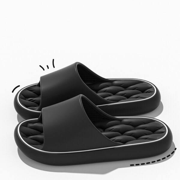 iKid Non-Slip Design Bathroom Slippers Home Summer Thick Sole Floor Bedroom House Shoes For Women Men - Image 7