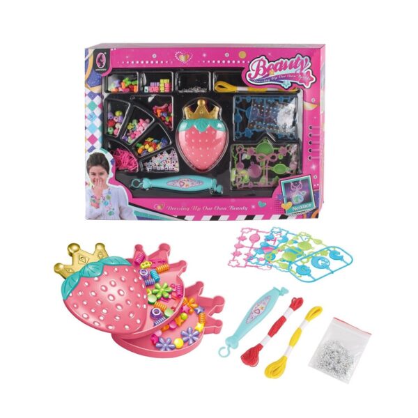 iKid Children'S Bracelet Making Kit Beaded Rope Diy Children'S Hand Knitting Beading Games Craft Rope Making Tools Children'S Game Activity Sets.Logistics Is Randomly Sent By Upsuspsfedex. - Image 2