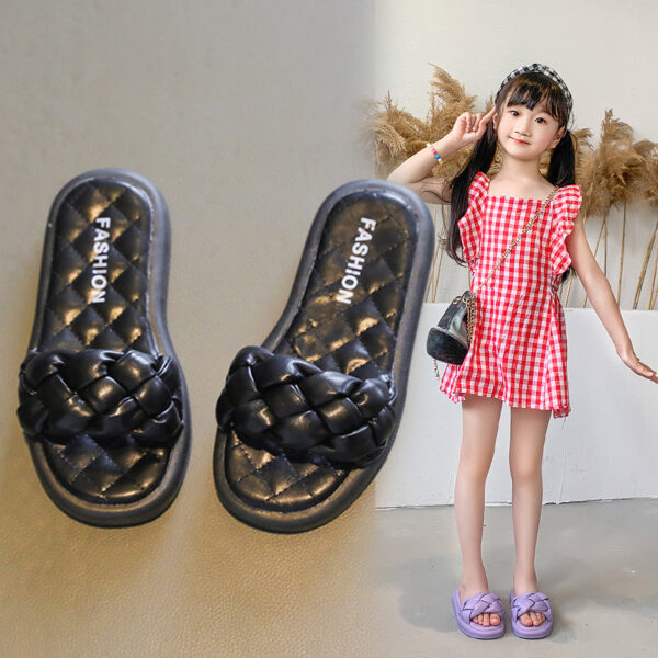 iKid Children'S Woven Fashion Casual Shoes Non-Slip Breathable - Image 2