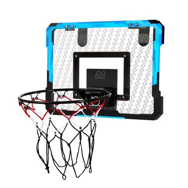 iKid Kids Basketball Hoop With Led Lights &Amp; Audio Scoreboard Indoor Basketball Hoop - Image 5