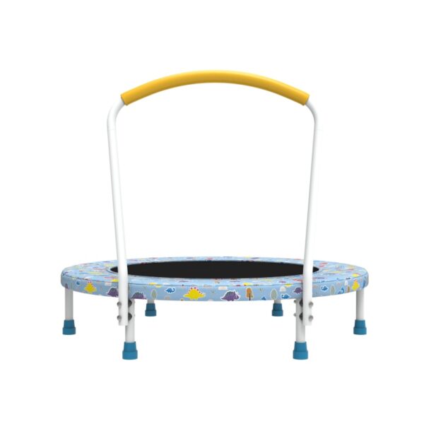 iKid 36 Inch Mini Trampoline Suitable For Children Aged 1-6 With Indoor And Outdoor Handles For Children'S Play
