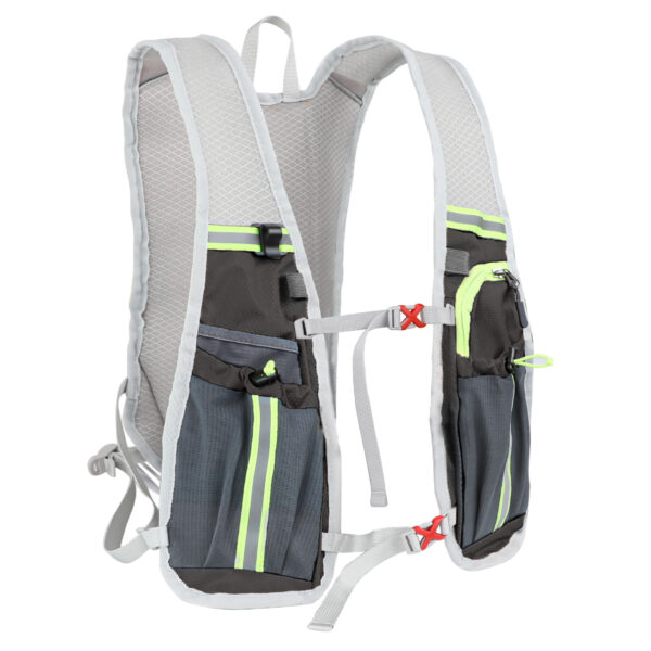 iKid Nepfaivy Running Vest Hydration Backpack - Lightweight And Reflective Running Hydration Vest With Multi-Pouches Breathable And Adjustable Running Backpacks For Outdoor Running Cycling Climbing - Image 4