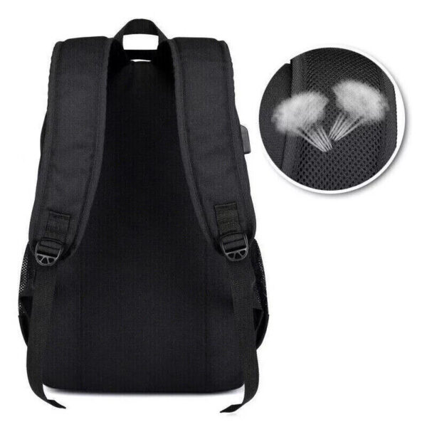 iKid Men Women Boys Laptop Backpack Waterproof Large Mens Rucksack Travel School Bag - Image 2