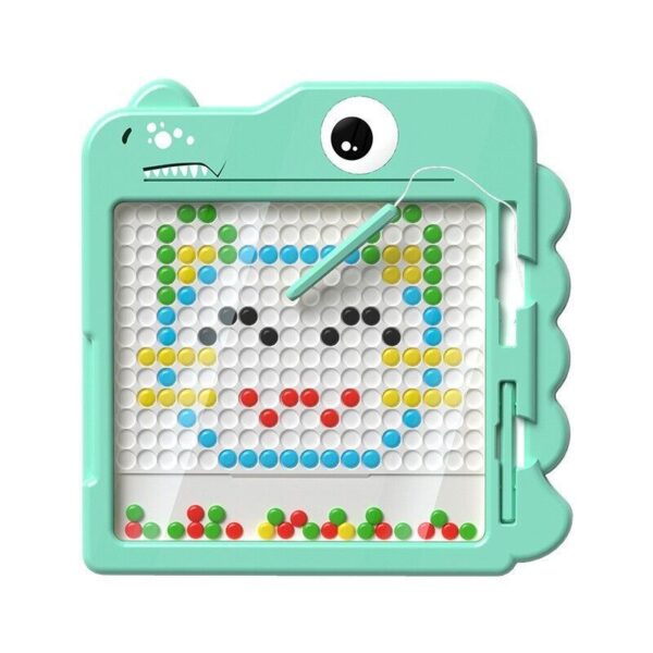 iKid Kids Magnetic Drawing Board Montessori Fine Motor Skill Learning Toy Doodle Gift - Image 9