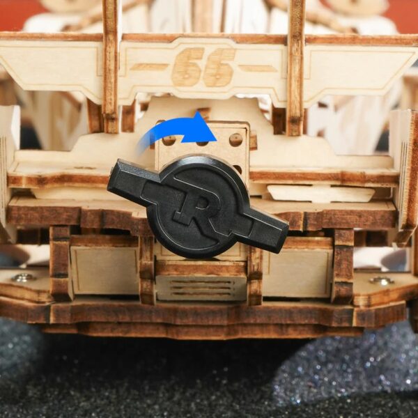 iKid Rokr Racing Car 3D Wooden Puzzle Only Supports Tk And Independent Station Platforms - Image 6