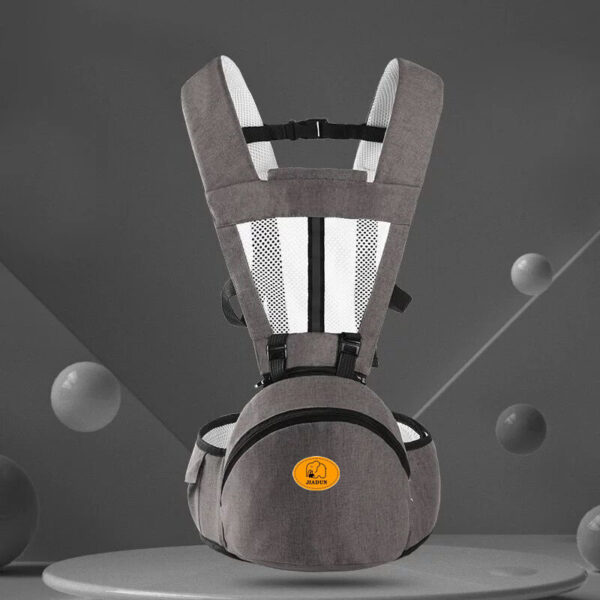 iKid Baby Hip Seat Carrier Baby Waist Stool For Child Infant Toddler With Adjustable Strap Buckle Pocket Soft Inner Huge Storage Ergonomic Baby Carrier Infant Kid Baby Hipseat Sling - Image 7