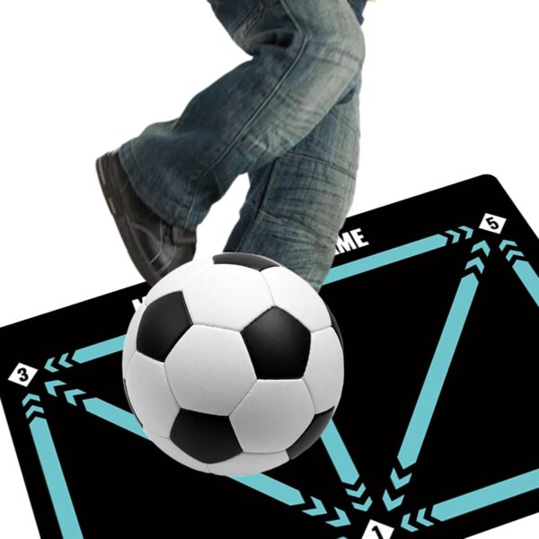 iKid Soccer Football Training Mat Carpet Non Slip For Kids Adults Solo Practice - Image 2