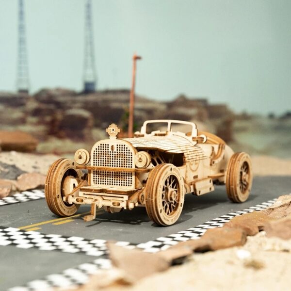 iKid Car 3D Wooden Puzzle Game Assembly Racing Children'S Toys - Image 2