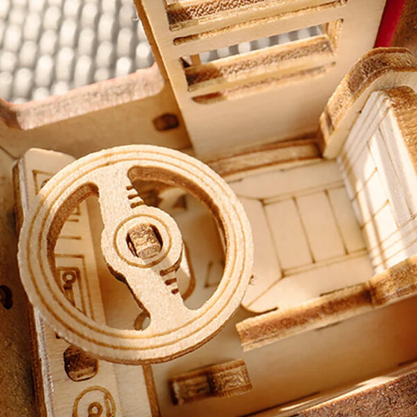 iKid Rolife London Tour Bus Car 3D Wooden Puzzle Model Toy Home Decor Xmas Gift - Image 5