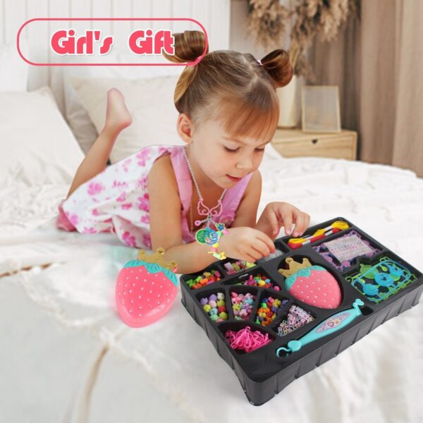iKid Children'S Bracelet Making Kit Beaded Rope Diy Children'S Hand Knitting Beading Games Craft Rope Making Tools Children'S Game Activity Sets.Logistics Is Randomly Sent By Upsuspsfedex. - Image 8