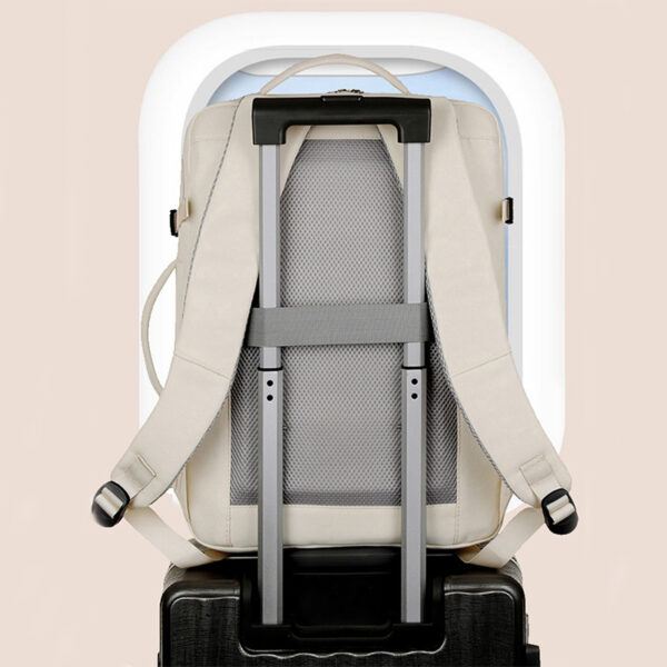 iKid Large Capacity Backpack For Women Men Multiple Pockets And Zippers Versatile Computer Bags Business Travel Backpack - Image 5