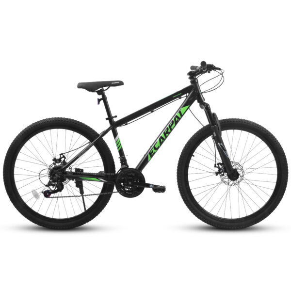 iKid A27366 27 Inch Mountain Bike 21 Speed Suspension Fork Aluminum Frame Disc Brake Mountain Biking For Both Men And Women. - Image 2