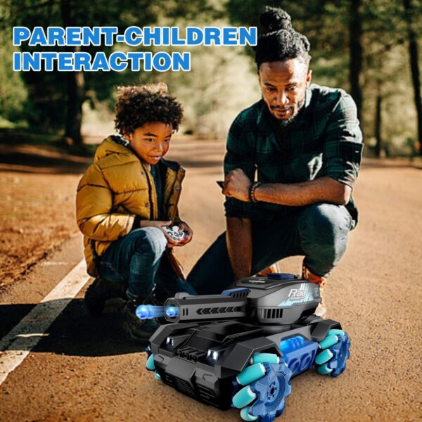 iKid De 4Drc Y1 Rc Tank Shooting Gesture Sensing Rc Stunt Car With Light Music - Image 10
