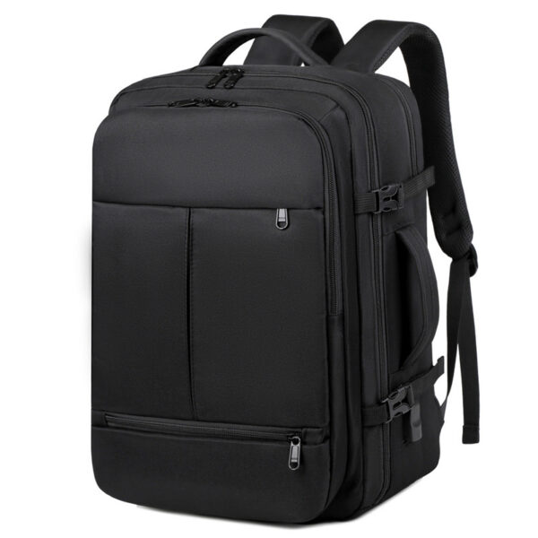 iKid Large Capacity Backpack For Women Men Multiple Pockets And Zippers Versatile Computer Bags Business Travel Backpack - Image 10