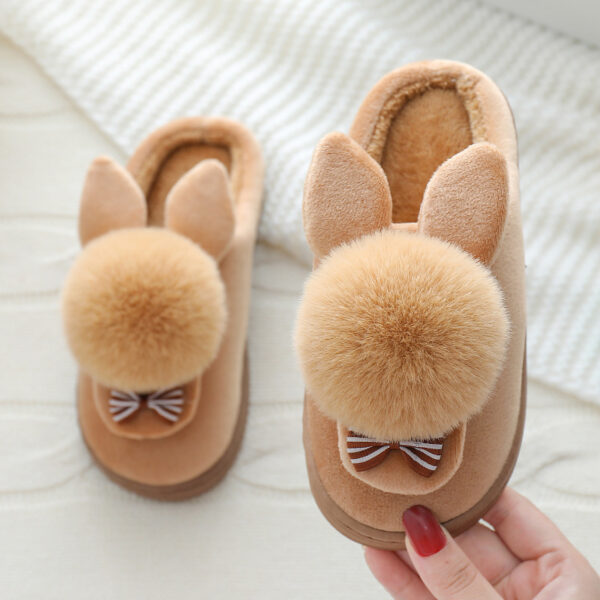 iKid Autumn And Winter Boys And Girls Baby Cartoon Plush Shoes