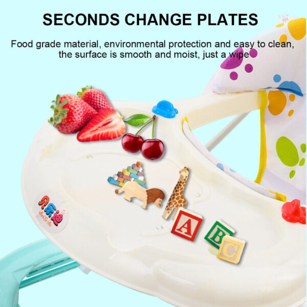 iKid Baby Walker Bouncer First Steps Push Along Activity Music Ride On Car Melody Uk - Image 4