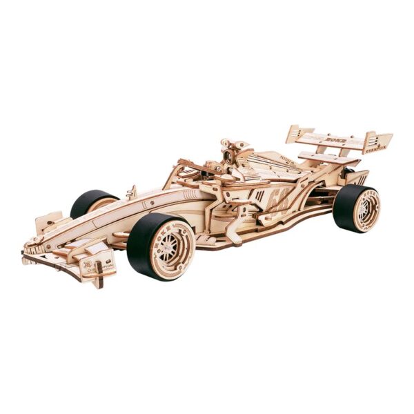iKid Rokr Racing Car 3D Wooden Puzzle Only Supports Tk And Independent Station Platforms - Image 5