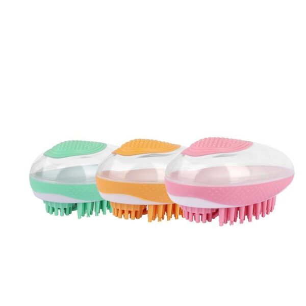 iKid Dog Cat Bath Brush 2-In-1 Pet Spa Massage Comb Soft Silicone Pets Shower Hair Grooming Cmob Dog Cleaning Tool Pet Products - Image 10