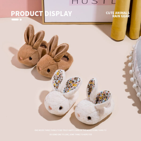 iKid Super Soft Rabbit Cotton Slippers For Boys And Girls - Image 3