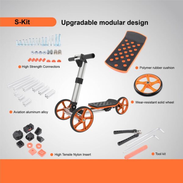 iKid 20 In 1 Kids Balance Bike No Pedals Toys Engineering Building Kit - Image 3