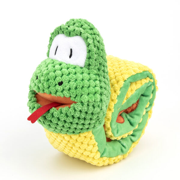 iKid Snake Snuffle Toy Squeaky Dog Toys Boredom Stress Relief Game Dog Puzzle Plush Toy Iq Training Snuffle Toys For Dogs Foraging Instinct Training Dog Chew Toy Treat Dispenser - Image 5