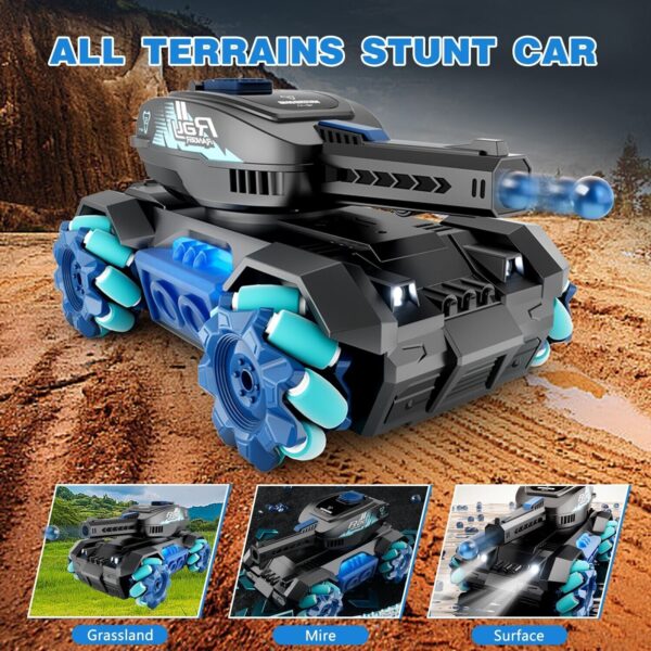 iKid De 4Drc Y1 Rc Tank Shooting Gesture Sensing Rc Stunt Car With Light Music - Image 3