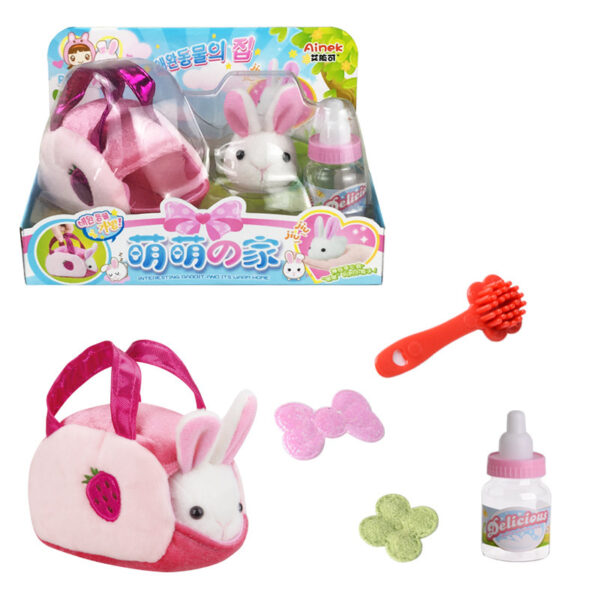 iKid Electronic Induction Pet Cute Rabbit Girl Play House Toy - Image 4