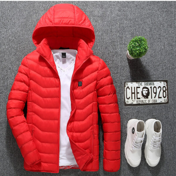 iKid New Heated Jacket Coat Usb Electric Jacket Cotton Coat Heater Thermal Clothing Heating Vest Men'S Clothes Winter - Image 8
