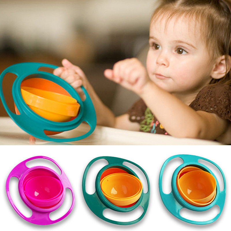 iKid 360 Rotate Universal Spill-Proof Bowl Dishes