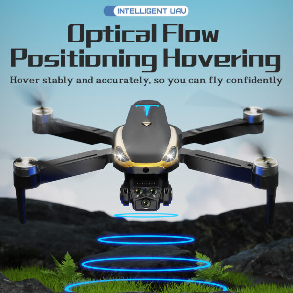 M8 PRO Drone Toys With 2 Batteries, HD Camera, Brushless Motor, FPV Live Video Quadcopter, Intelligent Obstacle Avoidance, Optical Flow Positioning Accurate Hover Shooting, 360 Degree Rolling, Gifts - Image 3