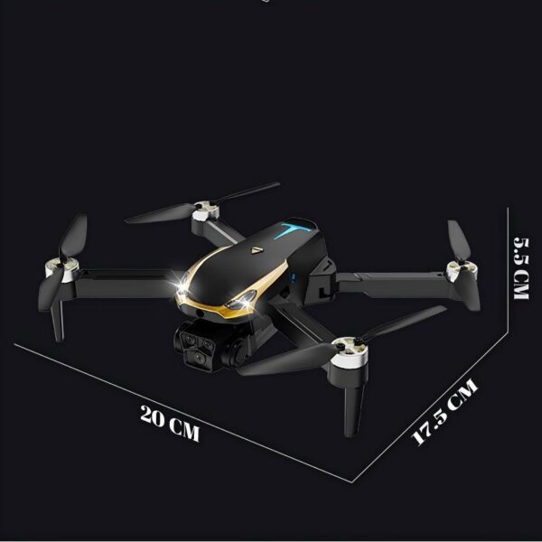 M8 PRO Drone Toys With 2 Batteries, HD Camera, Brushless Motor, FPV Live Video Quadcopter, Intelligent Obstacle Avoidance, Optical Flow Positioning Accurate Hover Shooting, 360 Degree Rolling, Gifts - Image 7