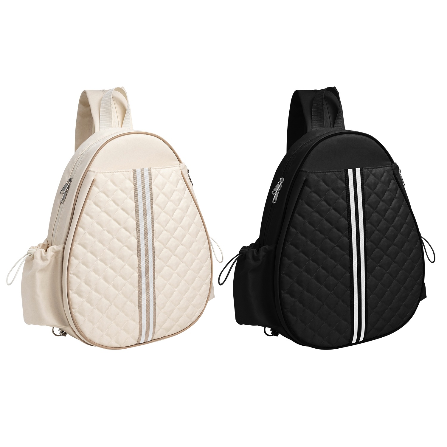 2 Color Options — Pickleball Sling Bag For Men Women Waterproof Badminton Tennis Backpack With Wet Pocket Hidden Fence Hook Machine Washable