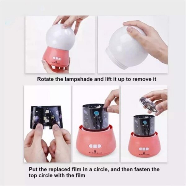 Night Light Projector, 360 Degree Rotating Projector Night Light, Not Shipped On Weekends, Prohibited From Selling On Temu And Walmart Platforms - Image 3