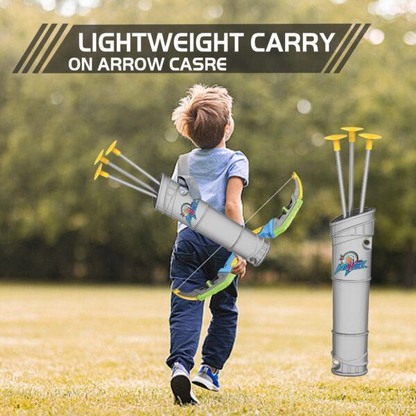 Bow & Arrow Toy Set, LED-lit Archery Toy,10 Suction Cup Arrows, Targets And Arrow Holders, Indoor And Outdoor Children's Toys Suitable For Boys And Girls.Logistics Is Randomly Sent By UPS,USPS,FEdex - Image 10