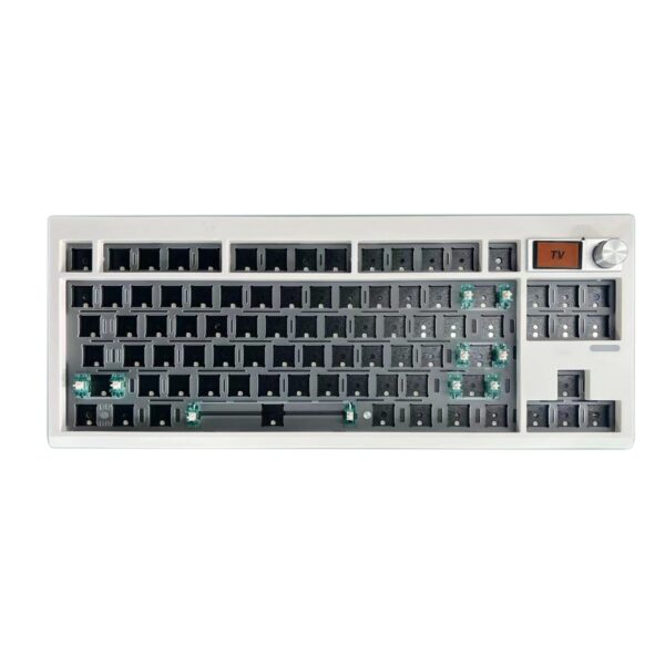 DIY Mechanical Keyboard Kit With Knob Supports Hot Swap RGB Backlight - Image 7