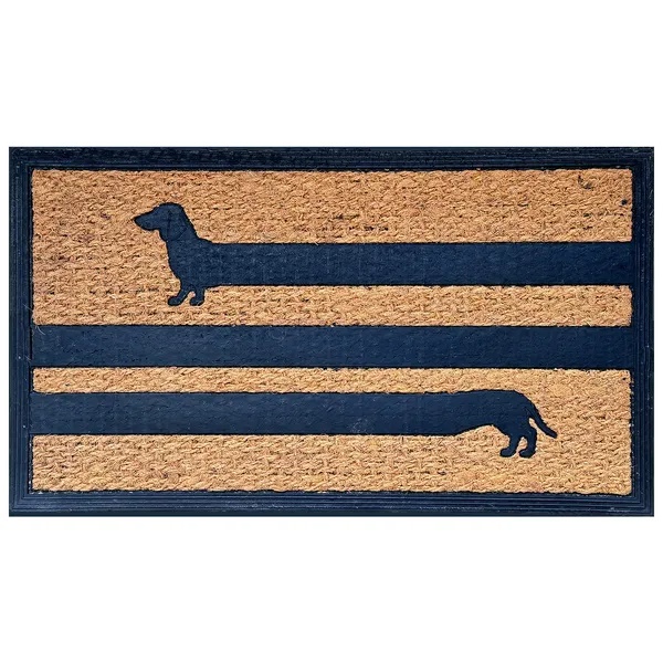 Funny Coir Doormat Hello There Welcome Front Porch Decor Doormat For The Entrance Way Outdoor With Heavy-Duty Non Slip Coconut Coir Doormat 30×17 Inch